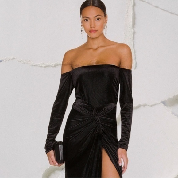 Strapless velvet top - Picture 4 of 5